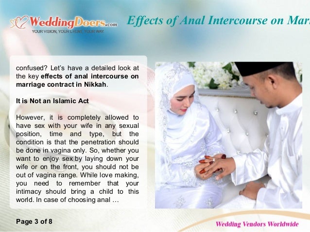 Effects of anal Best ways for losing virginity
